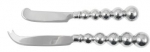 Pearled Cheese Knife Set  Mariposa\'s fine metal is handcrafted from 100% recycled aluminum.